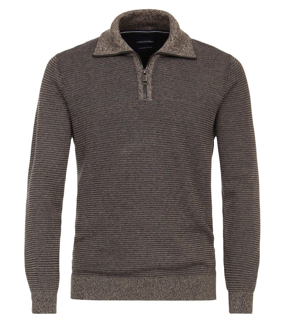 Troyer uni Basic Knitwear