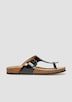 Pantoletten mit feinem Glanz-Finish