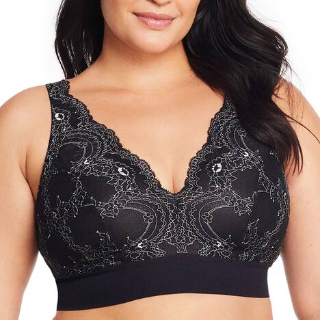 Kanten plunge bralette