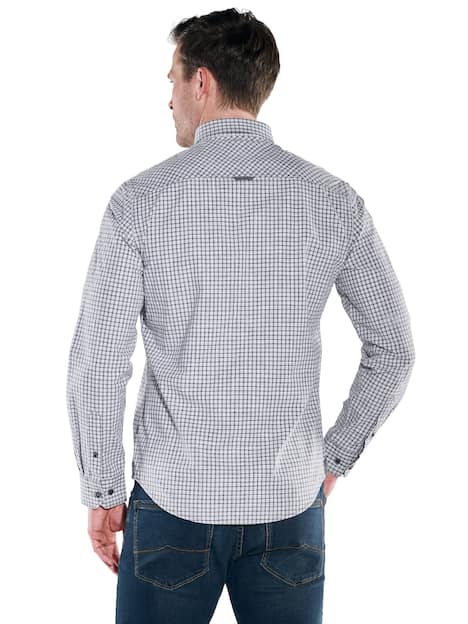 engbers Herren Karohemd , Grau