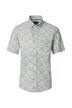 Leinenhemd Kurzarm Print Casual Fit