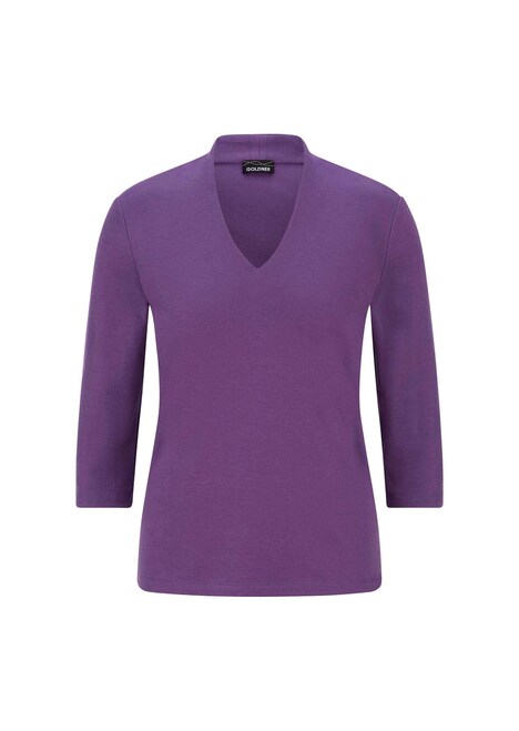 Elegantes Basic-Shirt mit V-Ausschnitt