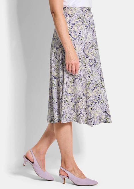 Druckrock mit Paisley-Muster