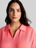 Loose Fit Scuba Langarmshirt mit Polokragen