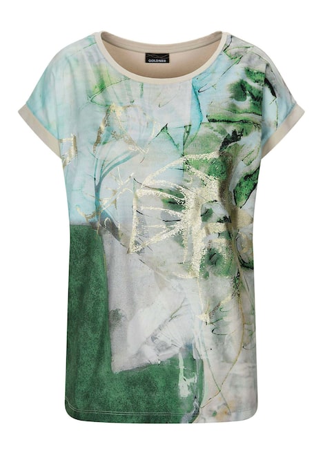 Druckshirt mit Folienprint