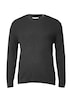 Strickpullover mit Crew Neck und Strukturmuster