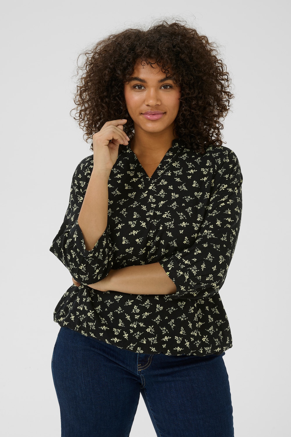 Langarm-Bluse Loose fit