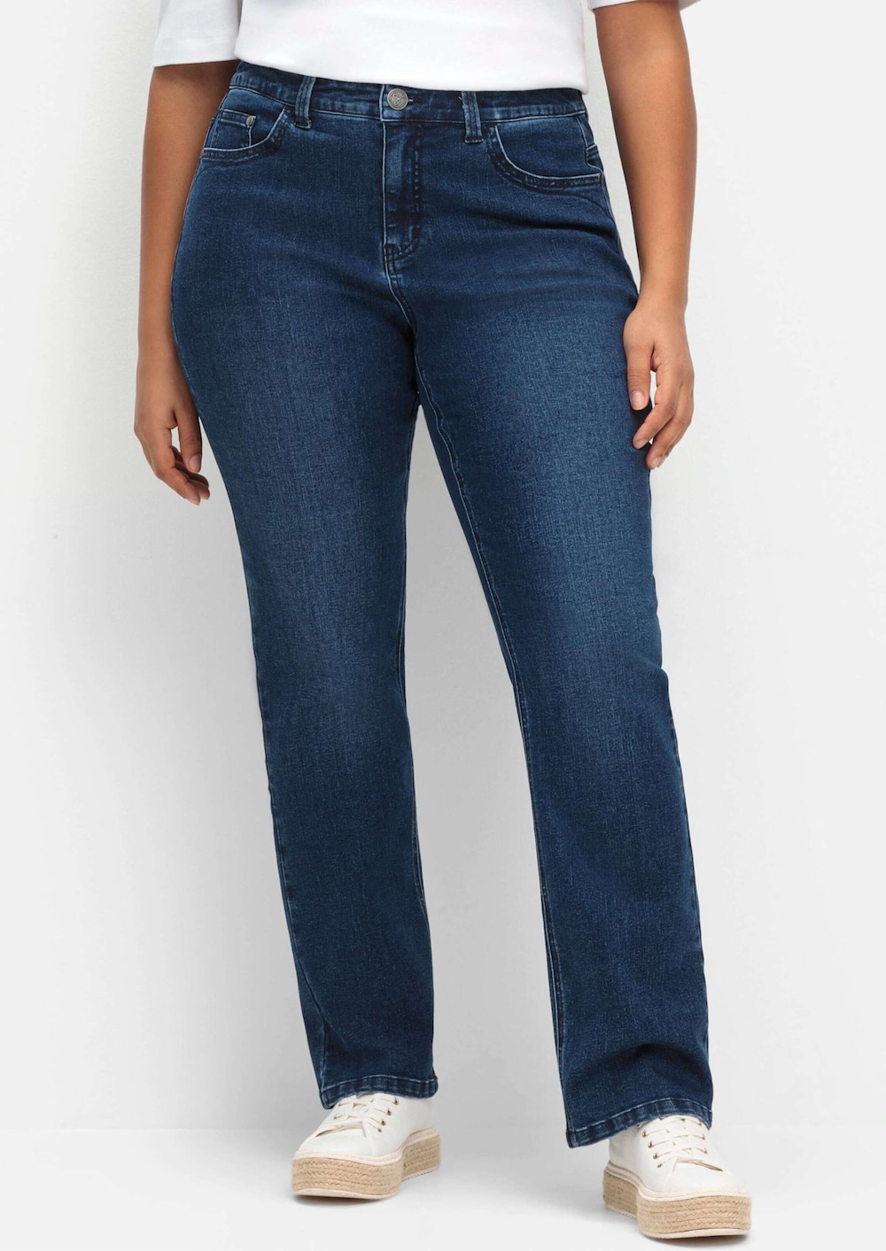 Stretch-Jeans normal Uni