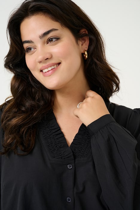 Langarm-Bluse Regular fit