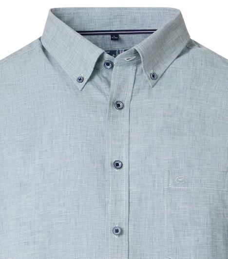 Leinenhemd uni Casual Fit