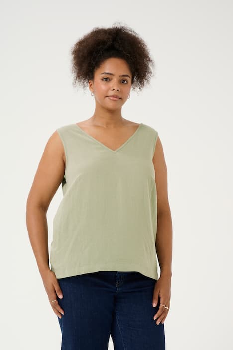 Ärmellose Bluse Regular fit