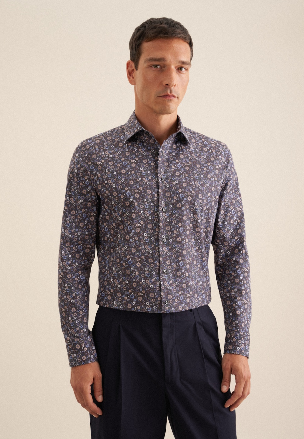Herren Business Hemd - Floral