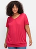 T-Shirt Kurzarm Ohne Kragen