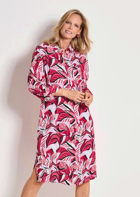 Druckkleid mit floralem Muster