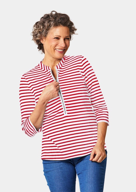 Sportives Ringelshirt in Longform