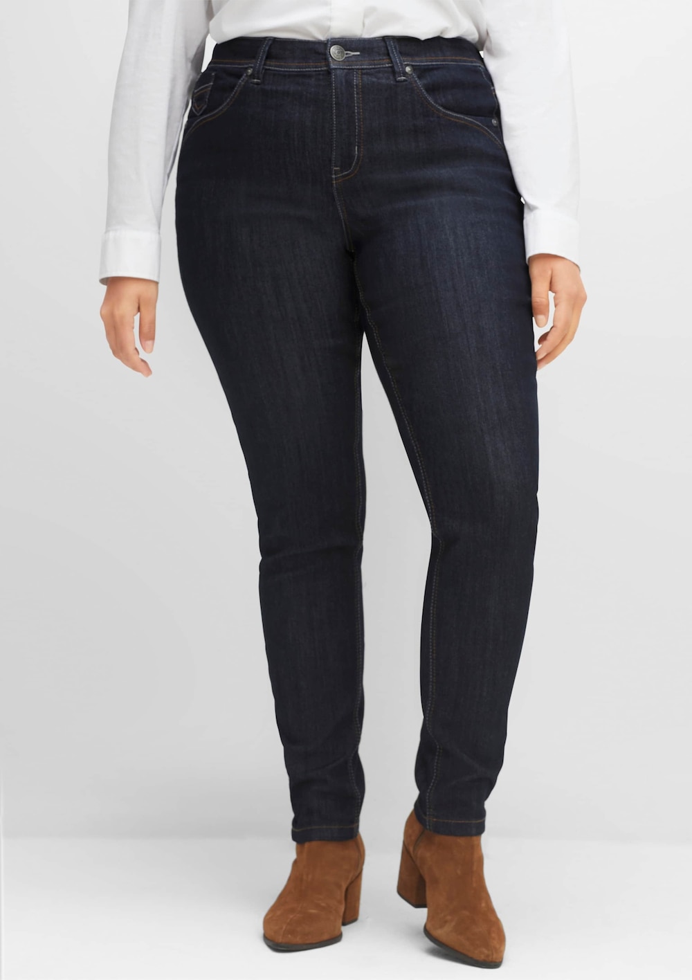 Stretch-Jeans Uni