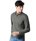 Polo-Shirt Langarm uni