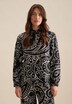 Damen Stehkragenbluse - Paisley
