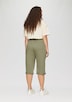 Elastische Capri-Hose aus Baumwoll-Satin