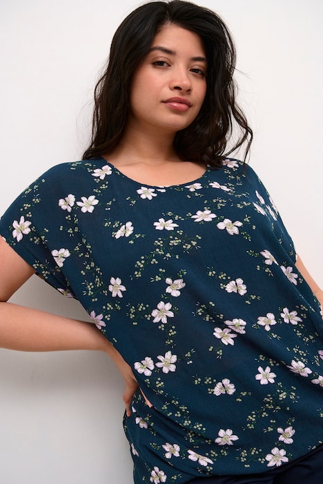 Kurzarm-Bluse Loose fit