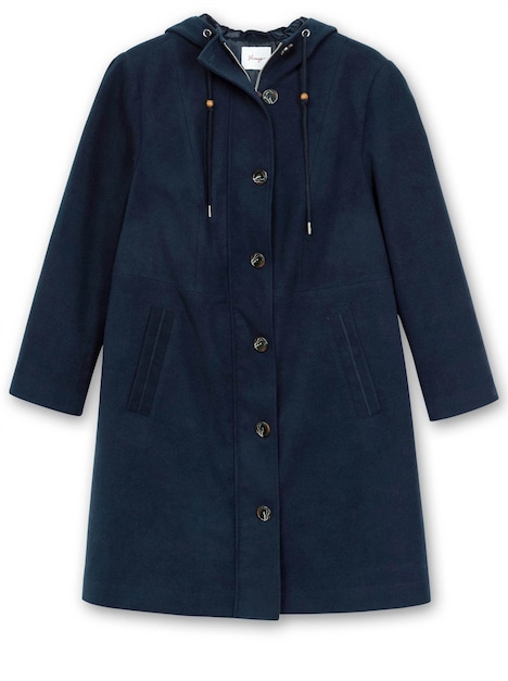 Kurzmantel Uni Ohne Kragen