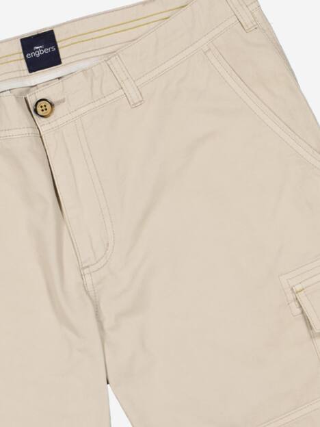 engbers Herren Capri-Hose regular , Hellbraun