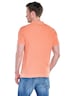 Herren Modisches Strick-Polo , Orange