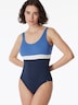 Schiesser Damen Badeanzug Schwimmer - Ocean Swim - nachtblau