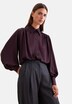 Damen Ausgestellte Bluse - Uni