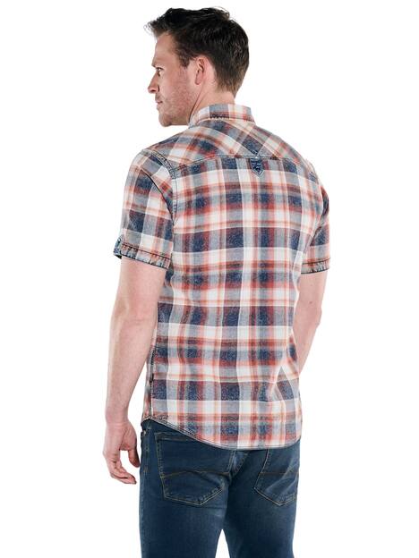 engbers Herren Hemd kariert , Rostorange