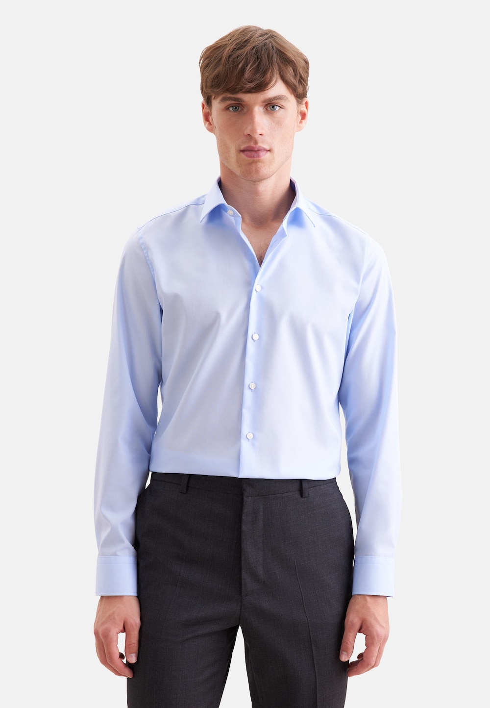 Herren Business Hemd - Uni