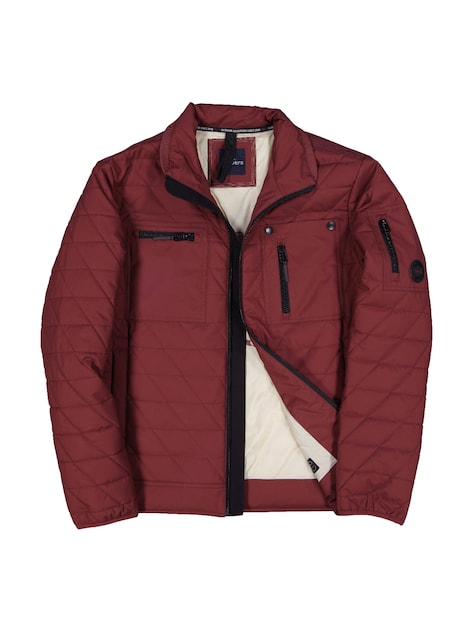 Herren Leichte Steppjacke , Dunkelrot