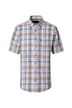 Leinenhemd kurzarm kariert Comfort Fit