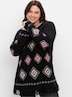 Strickpullover Langarm Sonstiges Muster Ohne Kragen