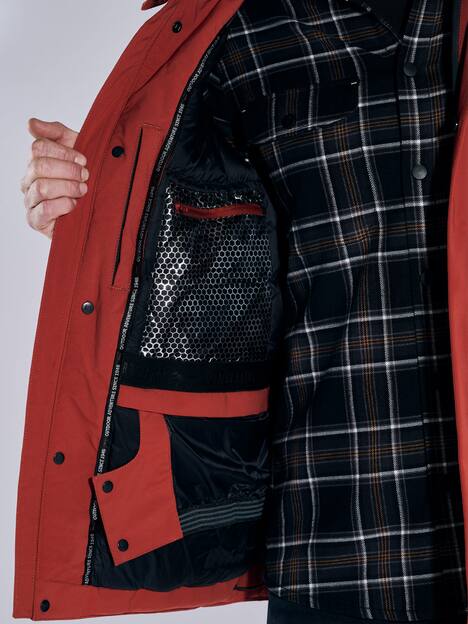 engbers Herren Wasserabweisende Funktionsjacke , Rostorange