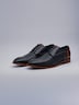 Herren Halbschuh aus Leder , Saphirblau