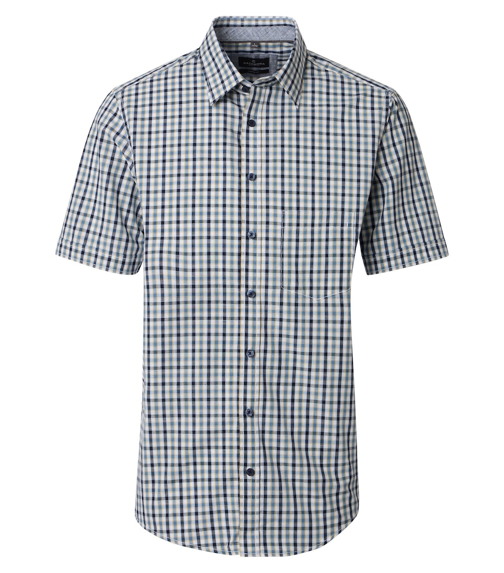 Freizeithemd Kurzarm kariert Casual Fit