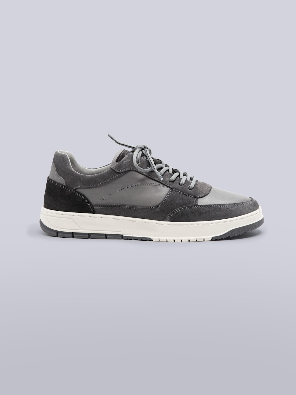 Ledersneaker sportiv