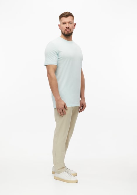 Baumwoll-T-Shirt mit Logo-Print