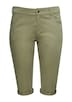 Elastische Capri-Hose aus Baumwoll-Satin
