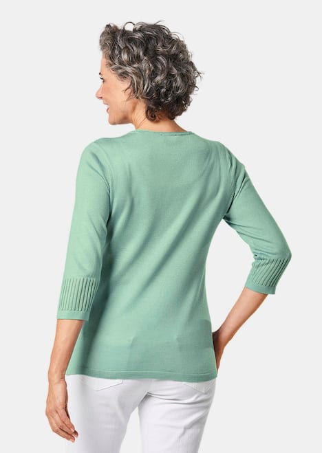 Ajour-Pullover mit Durchbrüchen