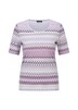 Jersey shirt met geometrische all-over print