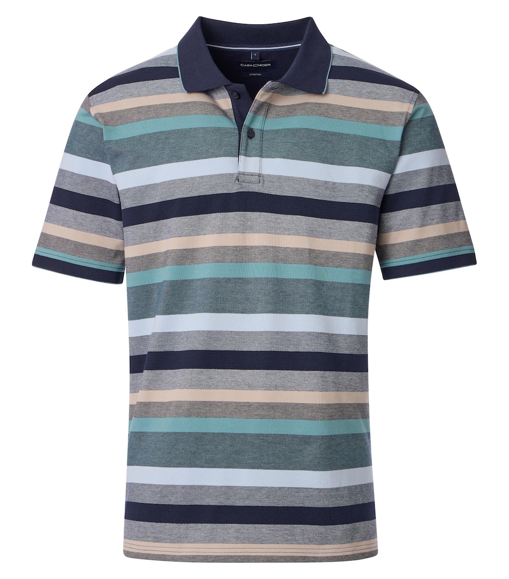 CASAMODA Polo-Shirt gestreift