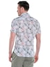 engbers Herren Kurzarm-Hemd gemustert , Grau