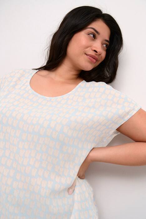 Kurzarm-Bluse Loose fit