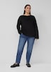 Pullover mit floralem Strickmuster