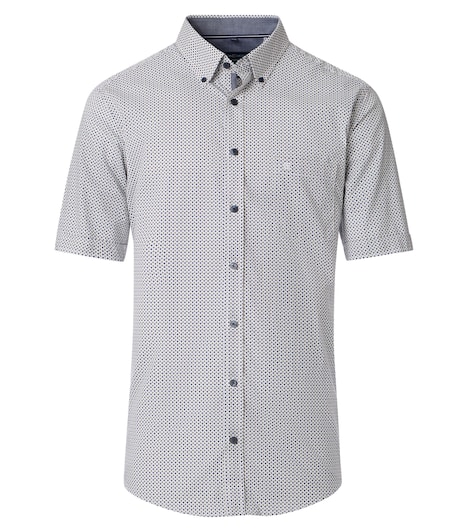 Freizeithemd Kurzarm Print Comfort Fit