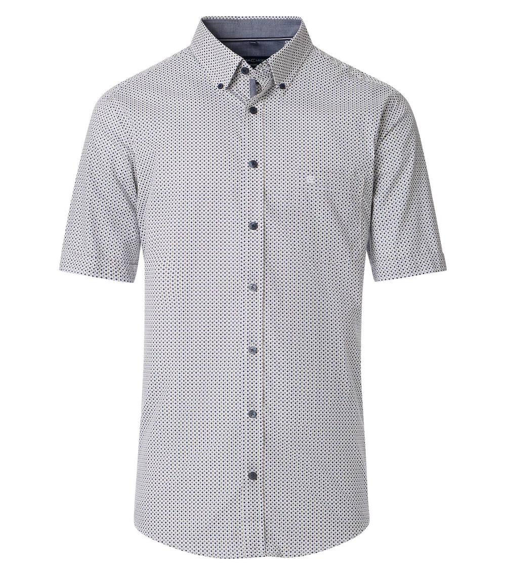 Freizeithemd Kurzarm Print Comfort Fit