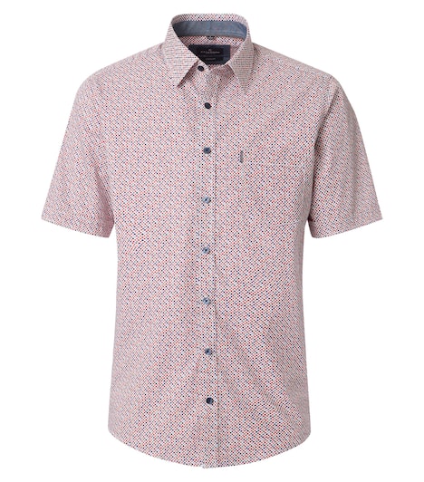 Freizeithemd Kurzarm Print Comfort Fit