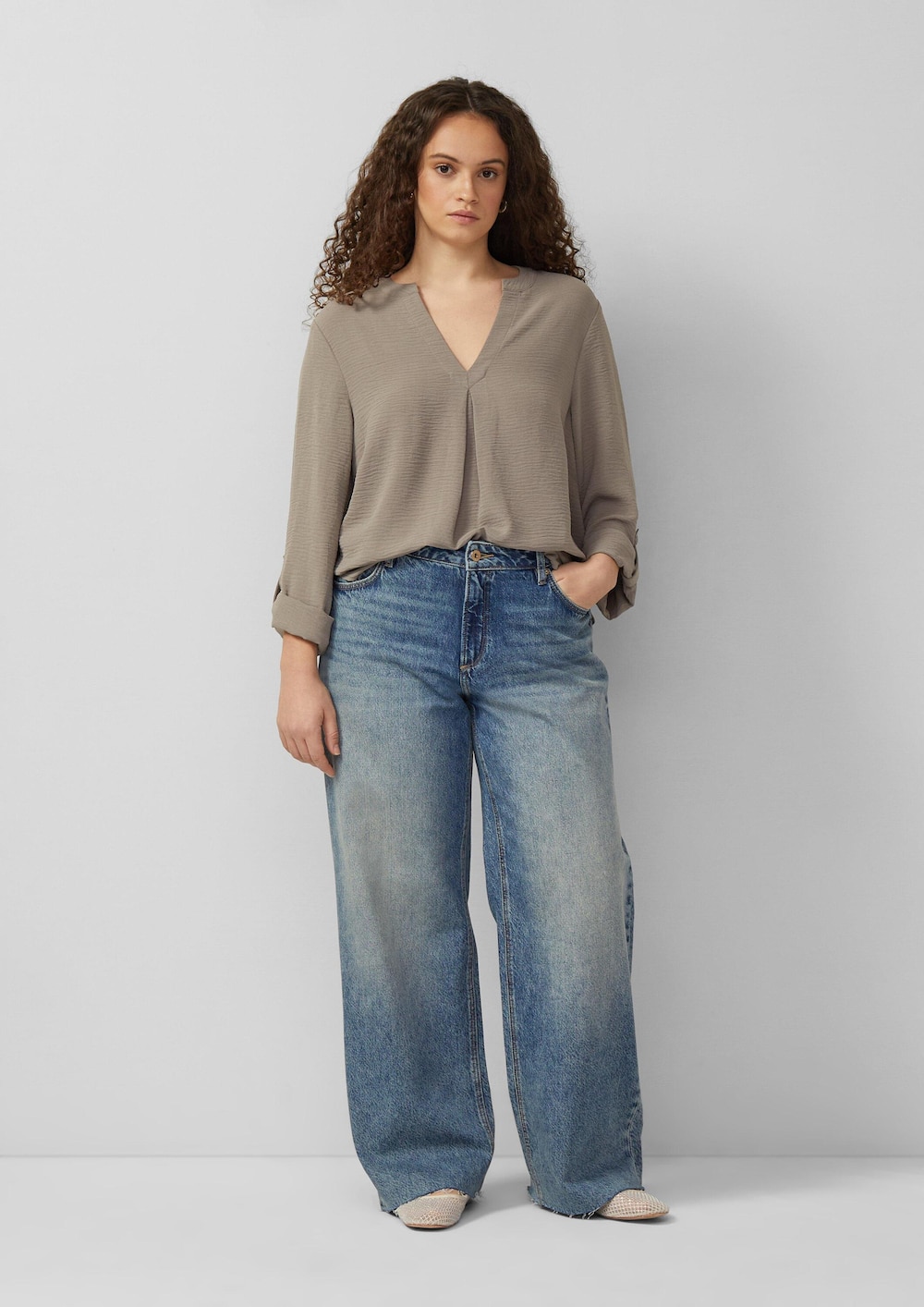 Jeans Catie / Mid Rise / Wide Fit